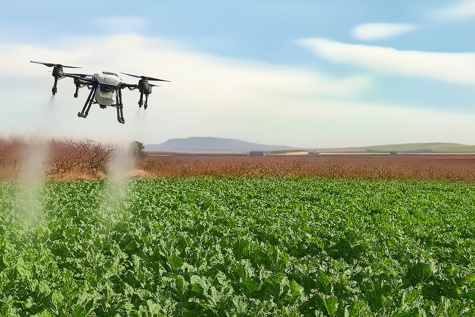 Dron para sulfatar ¿Se puede aplicar cobre con drones?