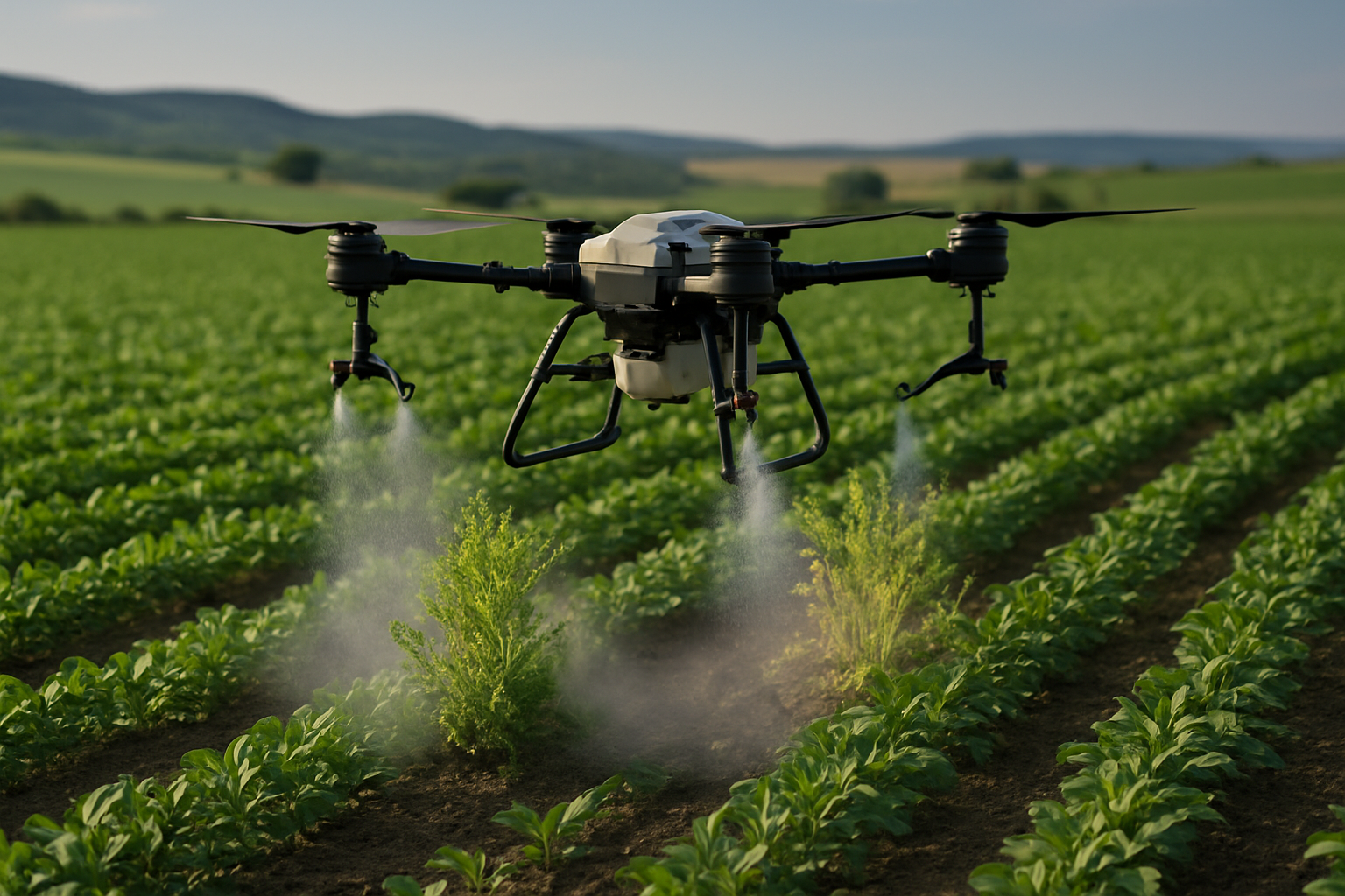 Drones para control de malas hierbas: Ahorra más en cada aplicación