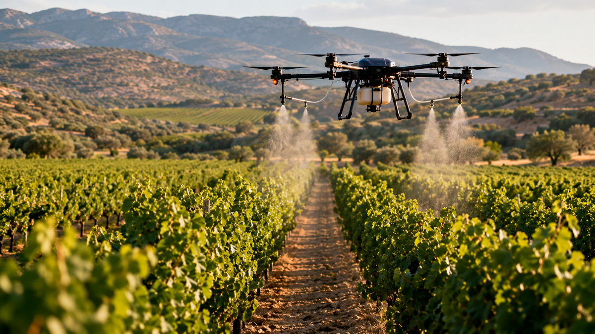 rendimiento drone agricola