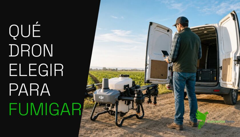 Dron para fumigar cultivos: qué DJI Agras elegir, normativa y rendimiento frente al tractor