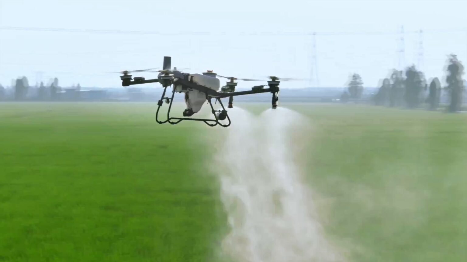 DJI Agras T70P en funcionamiento