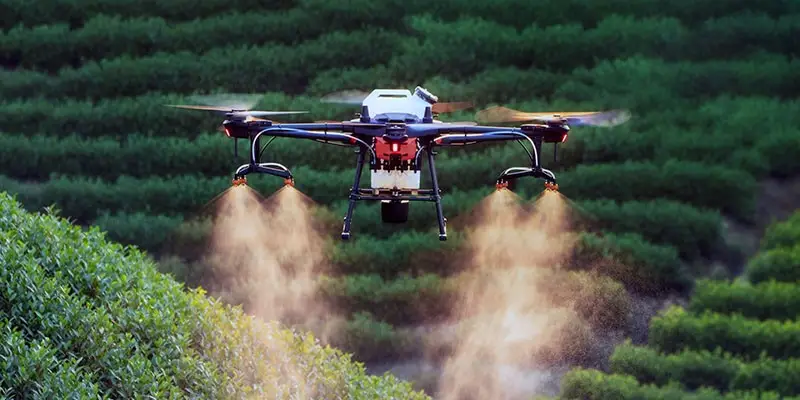 Usar los drones para el riego